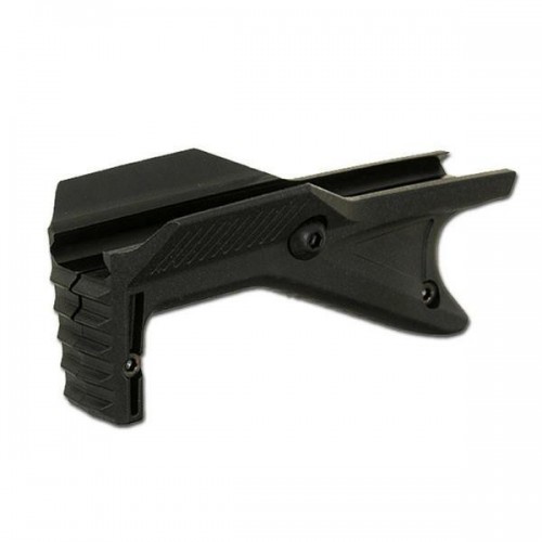 Cobra Tactical Angled Grip (BK), A vertical grip can really improve the ergonomics of your rifle - it is a more comfortable wrist position for extended shooting sessions, and aids accuracy